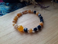 秋夜 黃龍玉 瑪瑙 捷克水晶