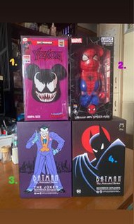 Bearbrick 400% Venom Spiderman Joker Batman