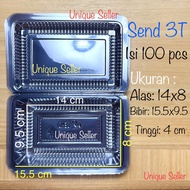 Mika S3 3T 3 SEND contents 100 pcs Size 15.5x9.5x4 cm Mika Cake Sponge Fried Rice Mixed Chicken Verm