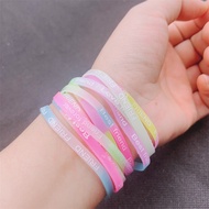 สายรัดข้อมือซิลิโคน สีสวย งานน่ารัก พร้อมส่งจากไทย