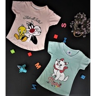 [NEW AND READY STOCK] RSseller Girl tshirt Cat and Tweety Bird design, baju kanak-kanak, kids shirt