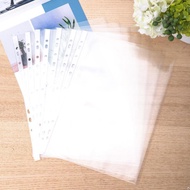 DELI/ Tra My Nylon Protective Sheet 11 Holes A4 Size, Transparent A4 Hole Shirt