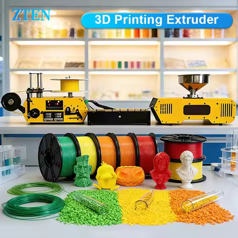 3D Printer Filament Extruder HT400 Extruder with Wire Winding Extrusion Tools PLA PETG PA ABS 3D Pri