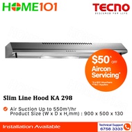 Tecno Slim Line Cooker Hood 90cm KA 298