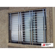 【PRE-ORDER 4 x 4FT】Window Grille / Grill Tingkap / Stainless Steel Window / Stainless Steel 304 / Al