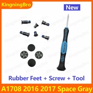 New Bottom Case Rubber Feet + Screw + Screwdriver For Macbook Pro 13" A1708 2016 2017 Space Gray
