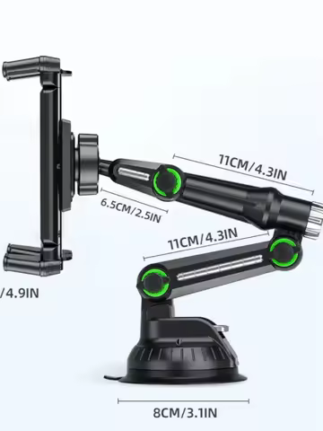Car Tablet Holder Long Arm Suction Cup Mount for iPad Pro Air 4-13'' Xiaomi Tablet SUV Truck Vehicle