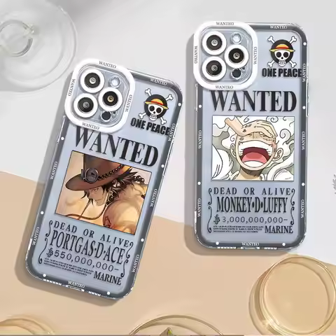 Ones P-Piece Luffys-Ace Phone Case for Apple iPhone 15 Pro Max 13 14 Plus 12 Mini 11 Pro XR 8 SE 7 8
