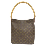 棕色 原花帆布 LOOPING GM 肩背包 M51145【LOUIS VUITTON LV 路易威登】 M51145