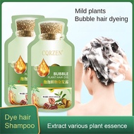10pcs Box Natural Plant Bubble Hair Dye Foam Dying Coloring Shampoo Color Cream Easy-to-wash Sabun P