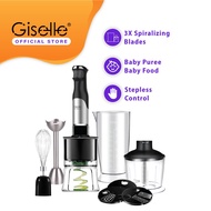 Giselle Full Set Hand Blender & Food Processor with Malaysia Plug (850W) KEA0188