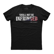 Shall Not Be Infringed 2Nd Amendment Mens Short Sleeve Cotton Black T-Shirt