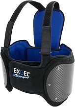 EXGEL AKK23J-BK Protector, Dry Carbon Vest, 17, Junior Size