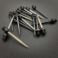 GOODARTS 6 pcs 2BA Thread Dart Steel Tips Darts Steel Converter Points Soft Darts Replacement
