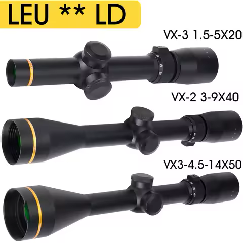 LE*P*LD VX-3 4.5-14X50 3-9x40 1.5-5x20 Professional Tactical Optics Sight Ar15 Airsoft Rifle Scope C