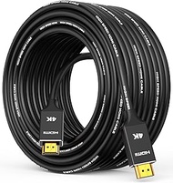 4K HDMI Cable 15FT, Caphi 2.0 High Speed 18Gbps HDMI in-Wall CL3 Rated Cord-Supports (4K 60Hz HDR,Video 4K 2160p 1080p 3D HDCP 2.2 ARC-Compatible with Ethernet Roku TV/HDTV/PS5/Blu-ray