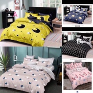 [Shop Malaysia] HOTDESIGNCADAR SINGLE HQ (4IN1) COMFORTER SET BEDDING BEDSHEET READY STOCK IN MALAYSIA | HOME DECOR