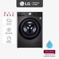 LG Front Load Washing Machine 13kg FV1413S2BA | AI Direct Drive™  | Turbowash 360™ | Steam+™