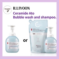 [Illiyoon]Illiyoon Ceramide Ato Bubble Wash and Shampoo/Korean Wash/Korean Shampoo.