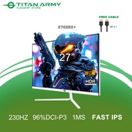 TITAN ARMY 27” FAST IPS QHD 2K 230Hz OC 1ms 96%DCI-P3 Gaming Monitor (27G2R2+)
