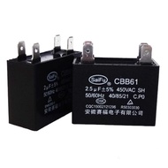 Fan Capacitor 2.5 uf Capacitor 2.5 Micro CBB61 450V 400V/