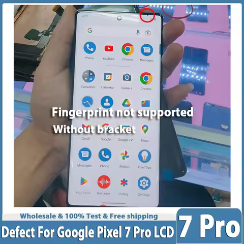 6.7" Defective LCD For Google Pixel 7 Pro LCD Display Touch Screen Digitizer Assembly Replacement Fo