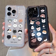 Case for Google pixel 7 pixel 7pro Back Cover Cute puppy Transparent Acrylic TPU Phone Cases Funda