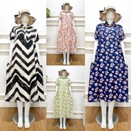 Ayuri Daster Rayon Aphrodite Dress All Sizes fit S-XXL LD 110cm