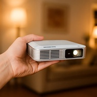 INNOVATIVE K7x Pro AI - Portable Projector Palm-sized, Inbuilt Battery, USB-C PD & Smart