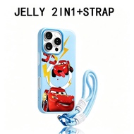 Cars Premium 2 In 1+Tail Casing hp Oppo Reno 15F A6X A6 Pro 14F A3X A5 Pro A5I A5 2025 Casing