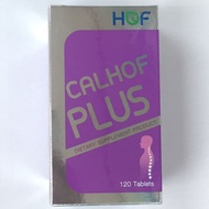 แคลเซียม CALHOF PLUS 120 เม็ด แคลฮอฟ พลัส  สินค้าใหม่อายุยาว ควรบริโภคก่อน 05/2024 บำรุง กระดูก