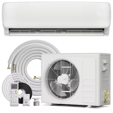 18000 BTU Mini Split AC/Heating System,19 SEER2 208/230V Ductless Inverter,Cools 1250 Sq.Ft,Pre-Char