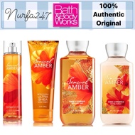 Bath and Body Works Sensual Amber fragrance perfume collection