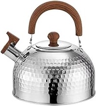 Stovetop Heat Water Kettle Stainless Steel Tea Kettle Home Portable Whistle Teapot General Whistling Stovetop Kettle For Gas Stove Induction Cooker Teapots for Tea (Color : A, Size : 2L)