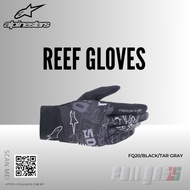 ALPINESTARS REEF GLOVES (FQ20 BLACK/TAR GRAY) 100% ORIGINAL