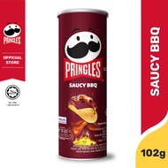 Pringles Saucy BBQ Keripik 102gr