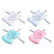 【Trending Now】 Foldable Shower Mat Soft Anti-Slip Adjustable Baby Bath Pad Baby Bath Pillow Baby Bath Tub Pad For Newborn Infant
