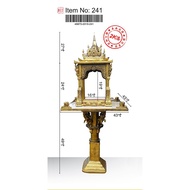 明陞香 四面佛屋系列-ITEM NO:241 (西马包载送上门安装) Prayer House / Altar Table / Prayer Table 旺金屋Shopee指定代理商