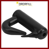 ORORFILL 200PCS Clevis Snaps, Black Lightweight Rotating Snaps, Portable Plastic 13mm Spinner Snaps 