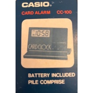 CASIO Card Alarm Clock CC-100