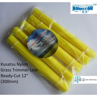 KUSATSU NYLON GRASS TRIMMER LINE 2.4mm X 2.4mm X 300mm(12") - 1kg/TALI M-RUMPUT