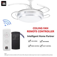 [iDS] Ceiling Fan Remote Control Kit, 3-in-1 Ceiling Fan Light/Timing/Speed Remote RF Wireless Remote Fan C