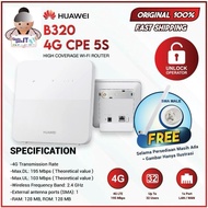 Huawei B320 Modem WiFi Router Wireless 4G CPE 5s LTE 195Mbps Wi-Fi 300Mbps