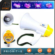 (BERKUALITAS) Toak Megaphone dengan Fungsi Rekaman Multifungsi / megaphone toa mini portable charger