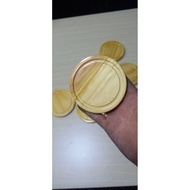 Coasters - Pine Wood - Plain Billet (9x9Cm)
