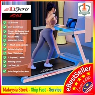 ADSport AD518 Walking &amp; Running Machine Electric Treadmill LCD Display Support Bluetooth App Mesin Senaman Lari