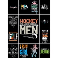 Ice Hockey Humor Text Art Poster  Funny SportsThemed Wall Decor Print for Interior Design Collection