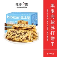 Food Family BIBIZAN Rye & Sea Salt Soda Crackers Rye & Sea Salt Soda Crackers (1 Mini Pack) | Biscui