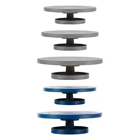 Sculptor’s turntable, versatile, with bearing for artistic
