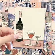 110 Sheets Abstract Art Stickers Cartoon Art ins Style Handbook Luggage Tablet Decoration Stickers